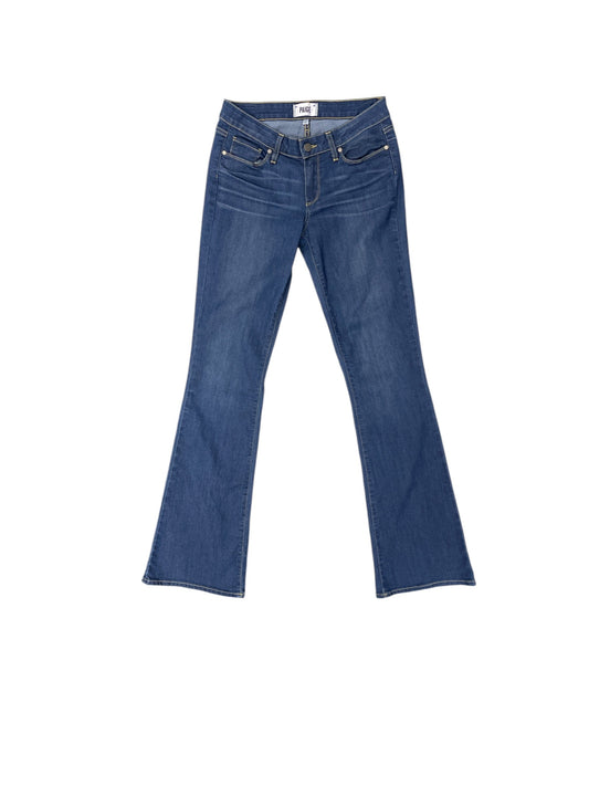 Jeans Boot Cut By Paige In Blue, Size: 4