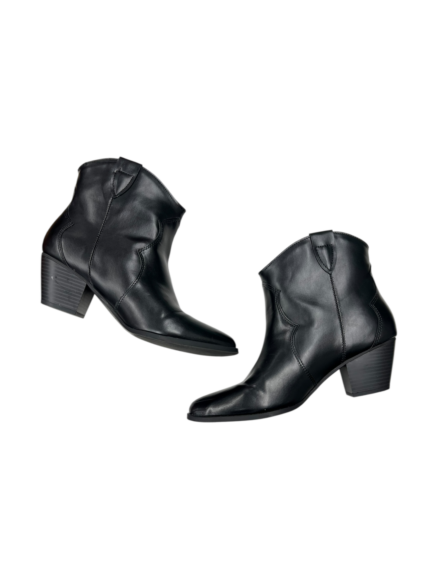 Boots Ankle Heels By Gap In Black, Size: 9