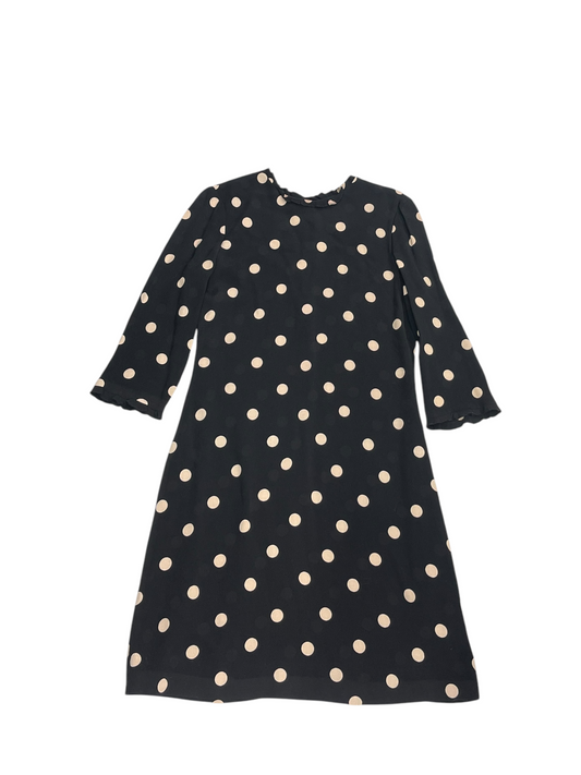 Dress Designer By Kate Spade In Black & Cream, Size: M