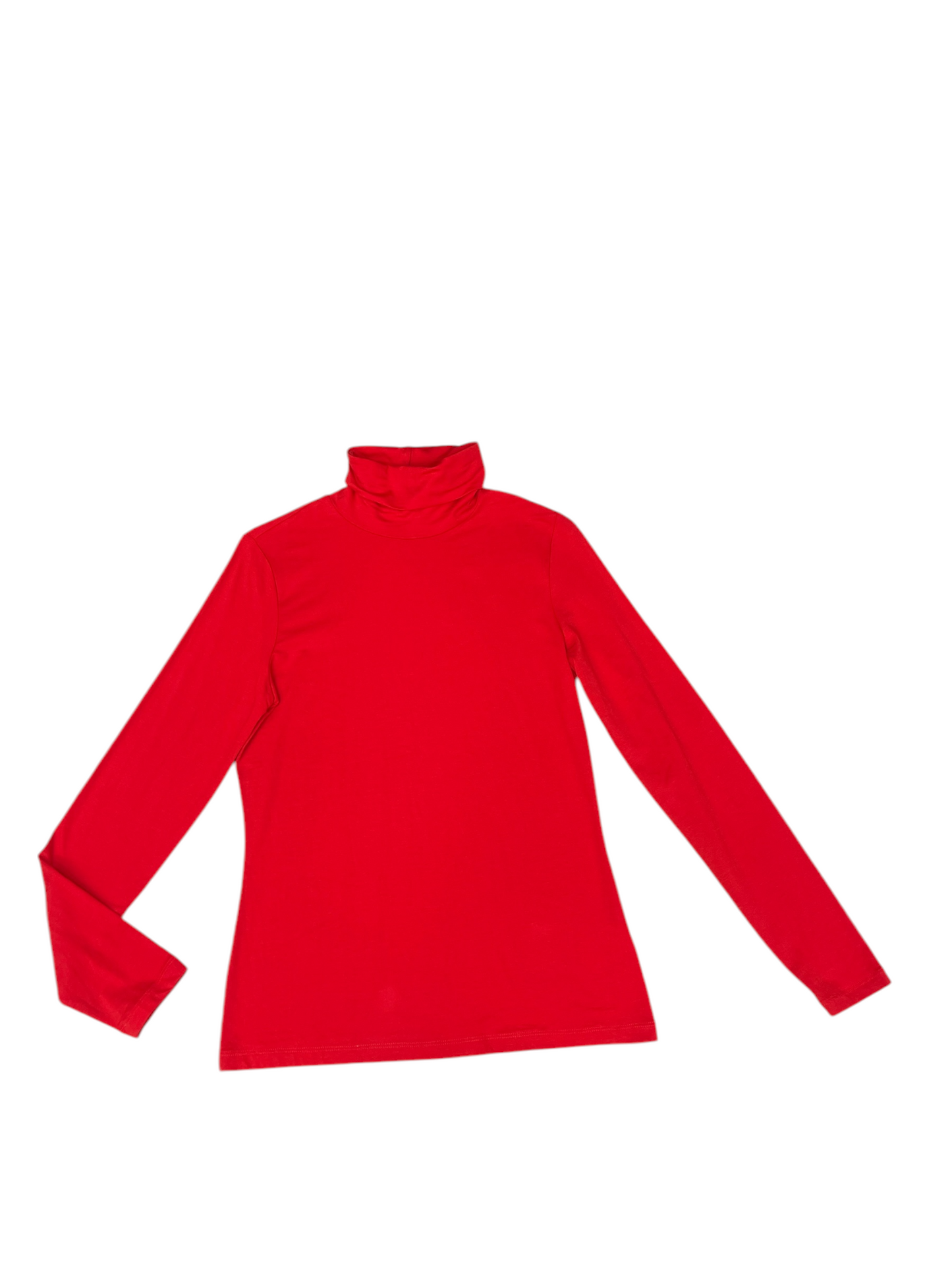 Top Long Sleeve By Lands End In Red, Size: S