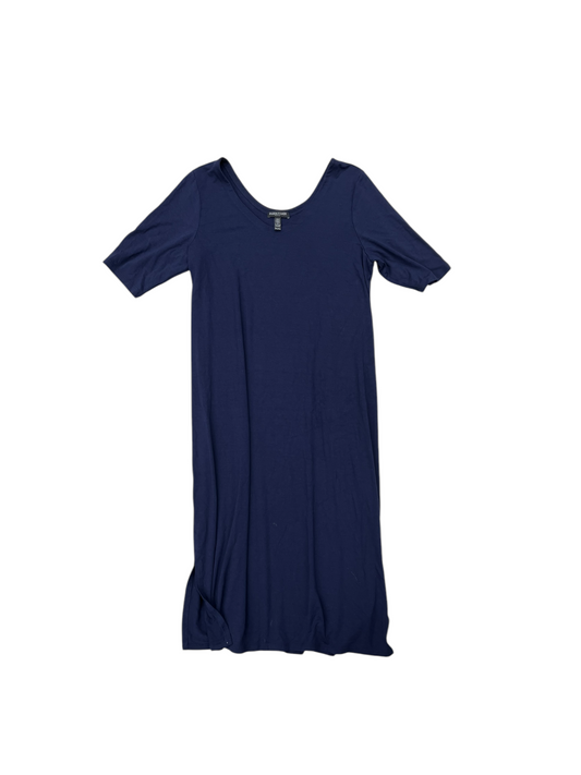 Dress Casual Midi By Eileen Fisher In Navy, Size: M