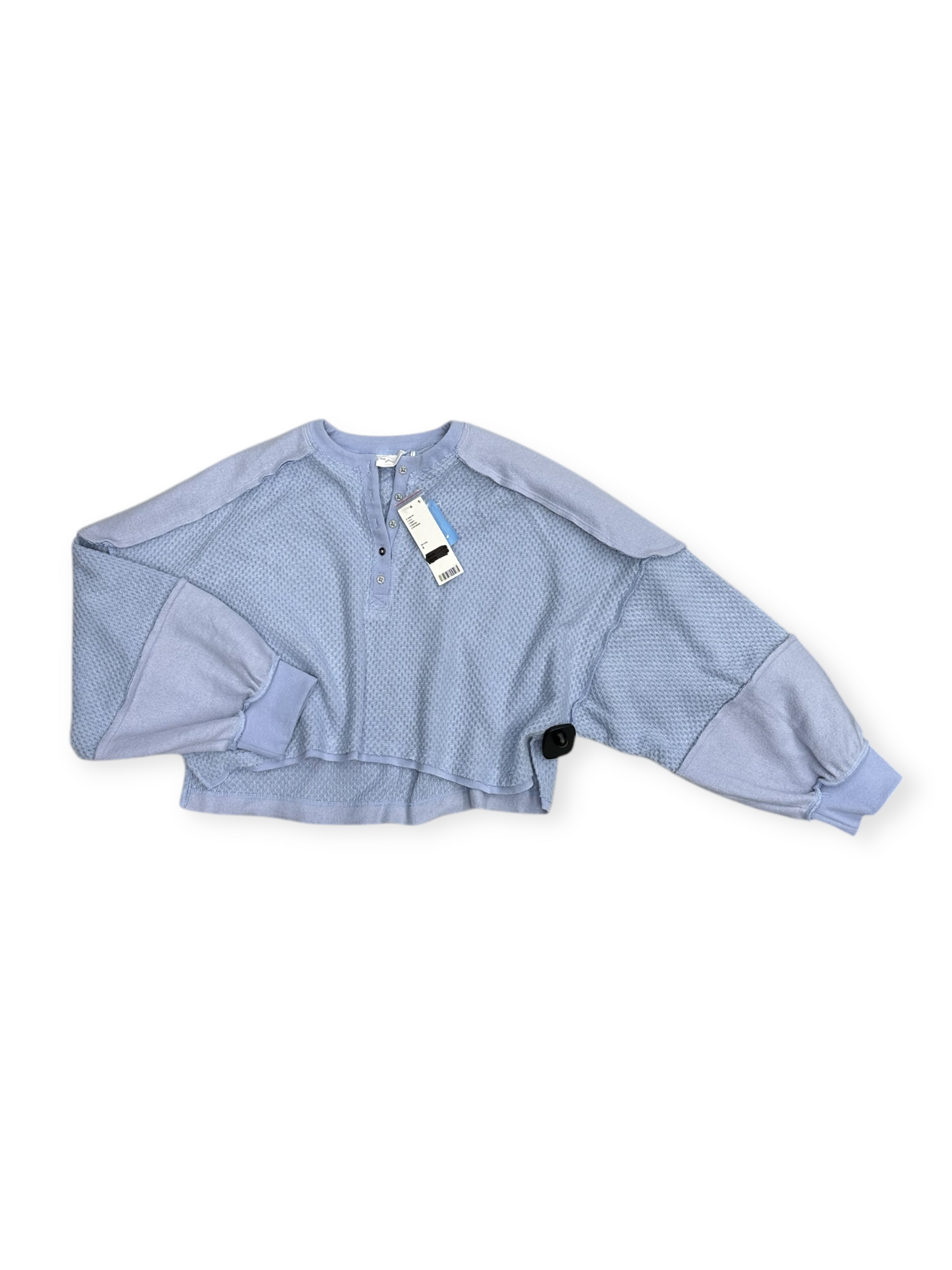 Top Long Sleeve By Urban Outfitters In Blue, Size: S