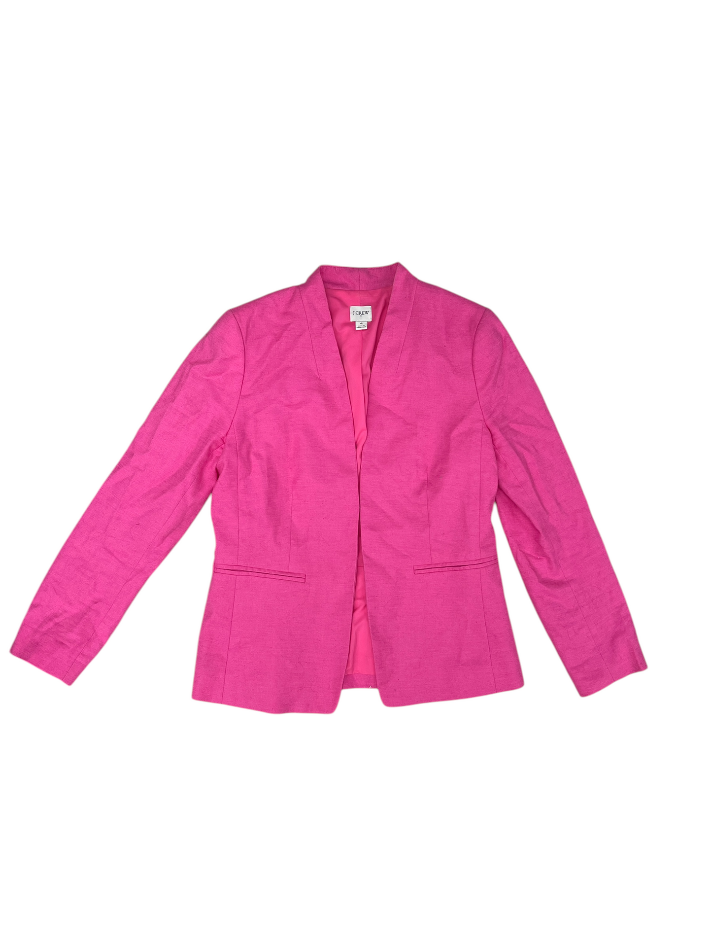 Blazer By J. Crew In Pink, Size: 4