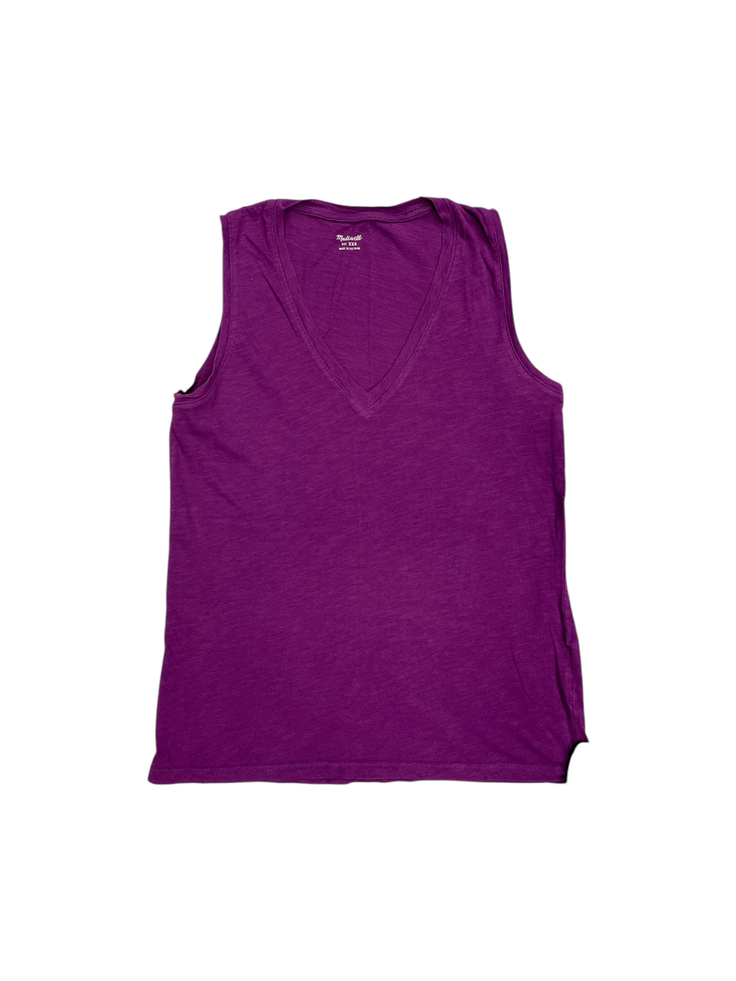 Top Sleeveless By Madewell In Purple, Size: Xxs