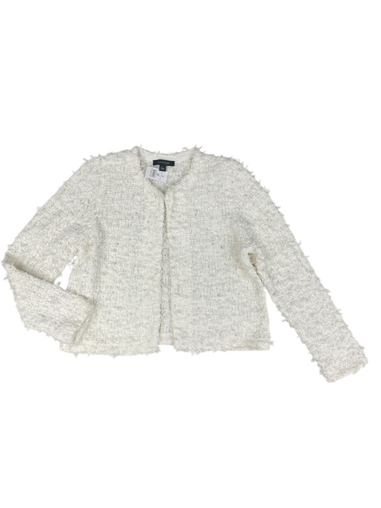 Cardigan By Ann Taylor In White, Size: L