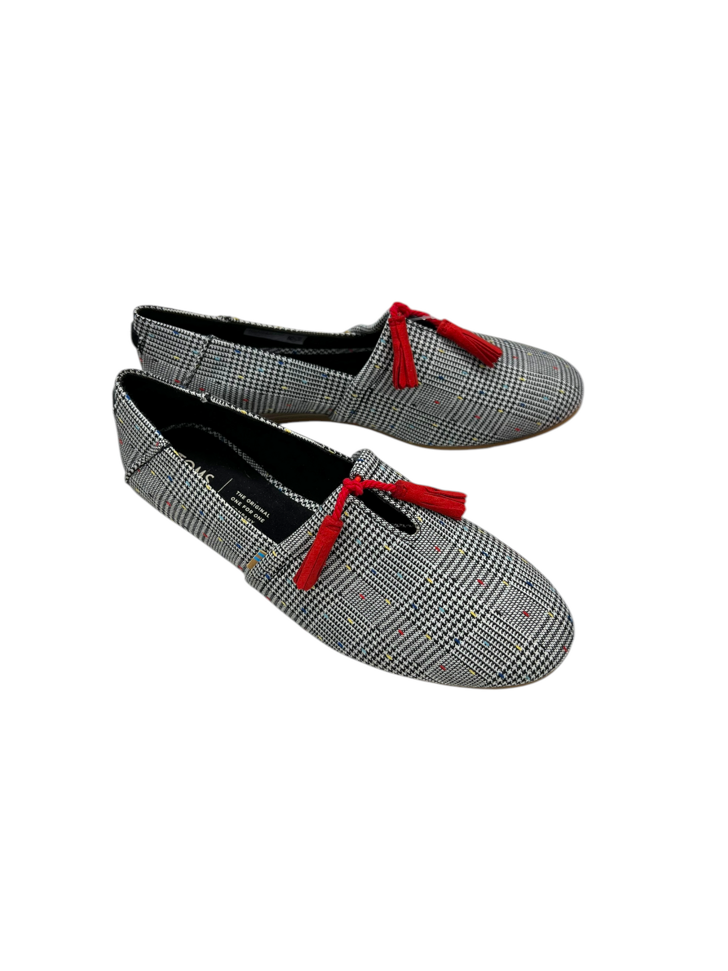 Shoes Flats By Toms In Grey, Size: 7.5