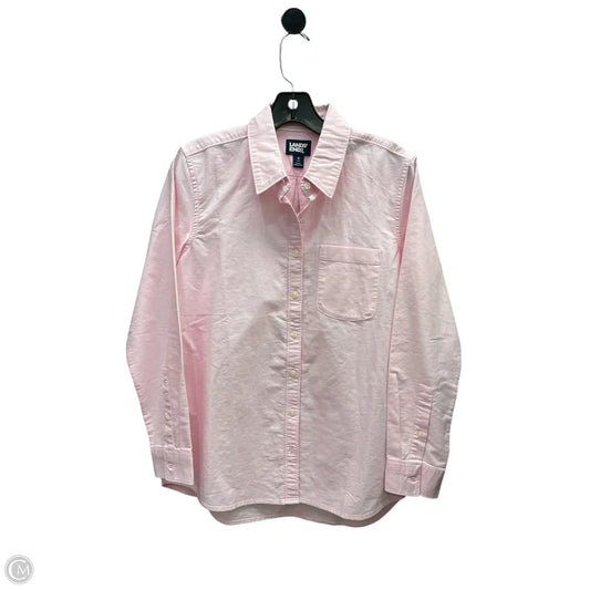 Top Long Sleeve By Lands End In Pink, Size: S