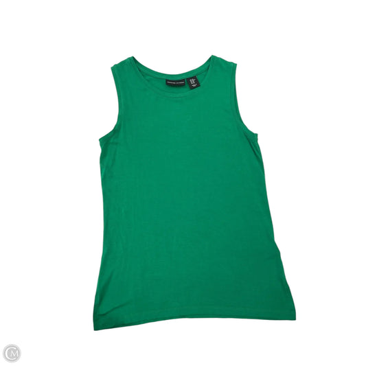 Top Sleeveless By Adrienne Vittadini In Green, Size: Xs