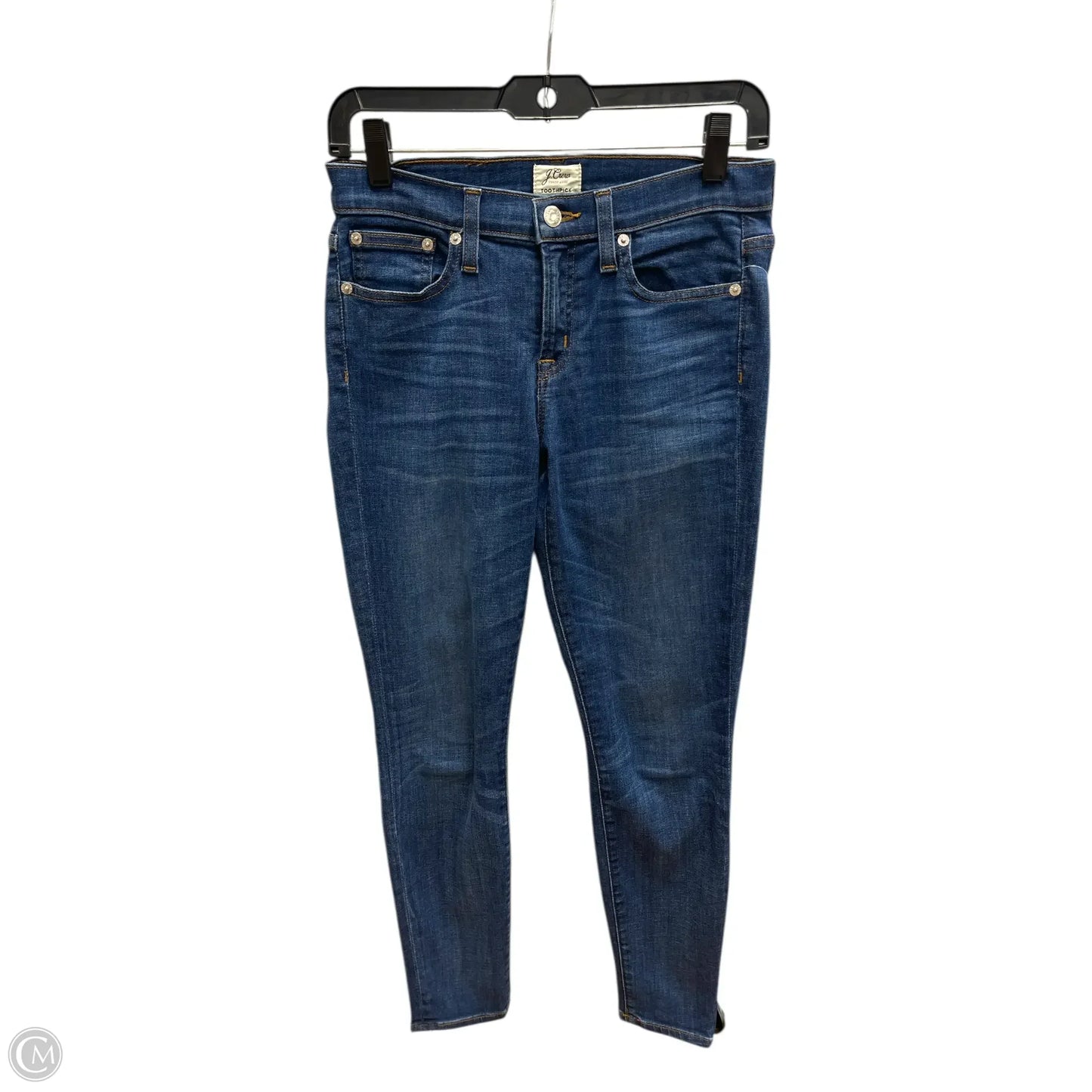 Jeans Skinny By J. Crew In Blue Denim, Size: 26