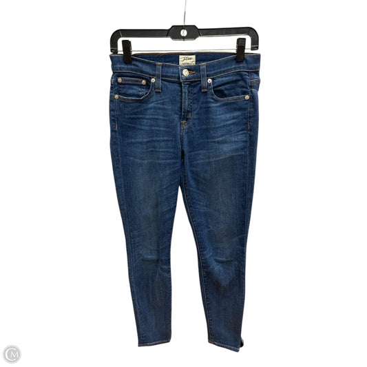 Jeans Skinny By J. Crew In Blue Denim, Size: 26