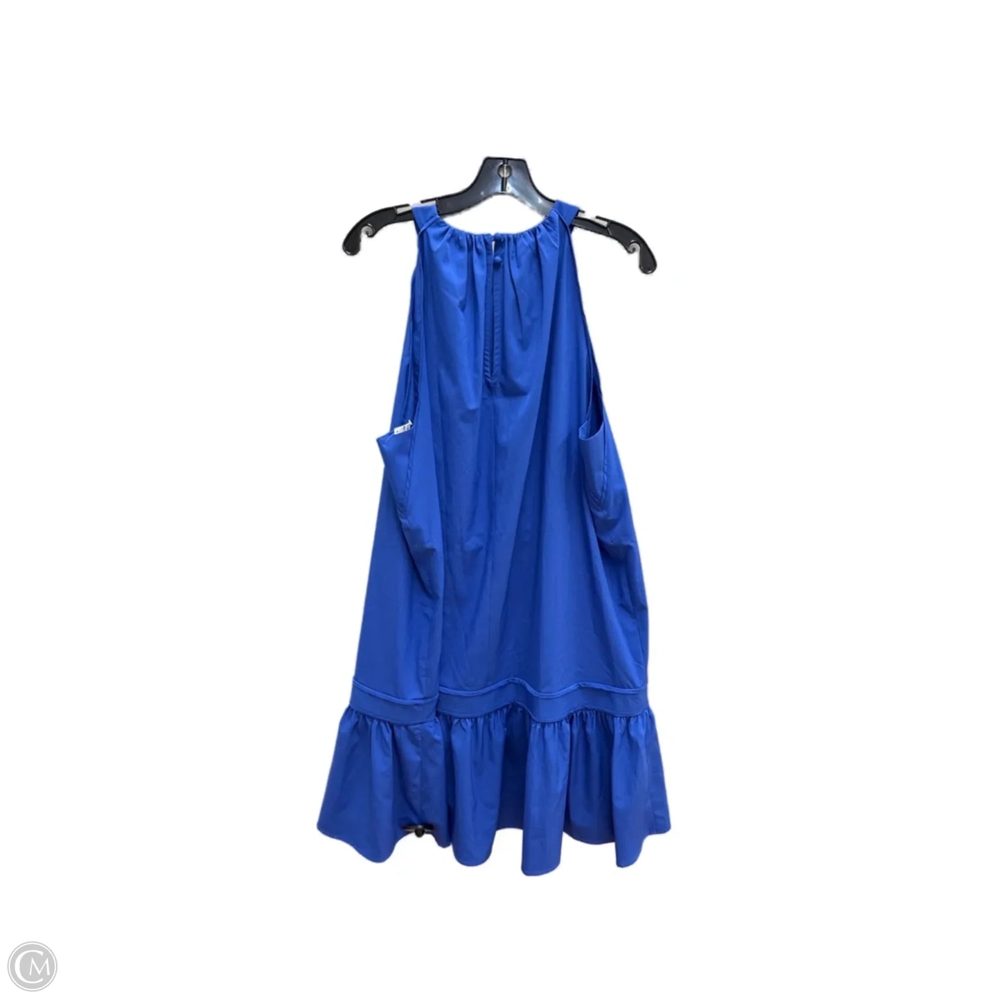 Dress Casual Midi By Calvin Klein In Blue, Size: 14