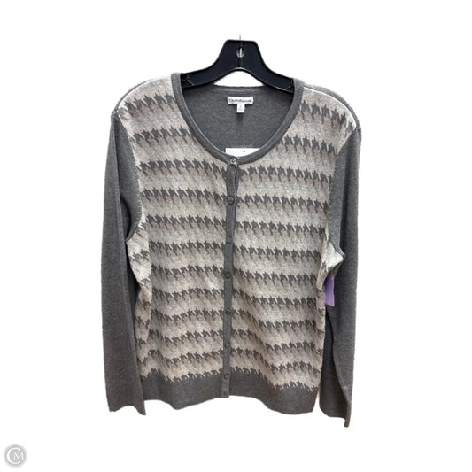 Cardigan By Croft And Barrow In Grey, Size: Xl