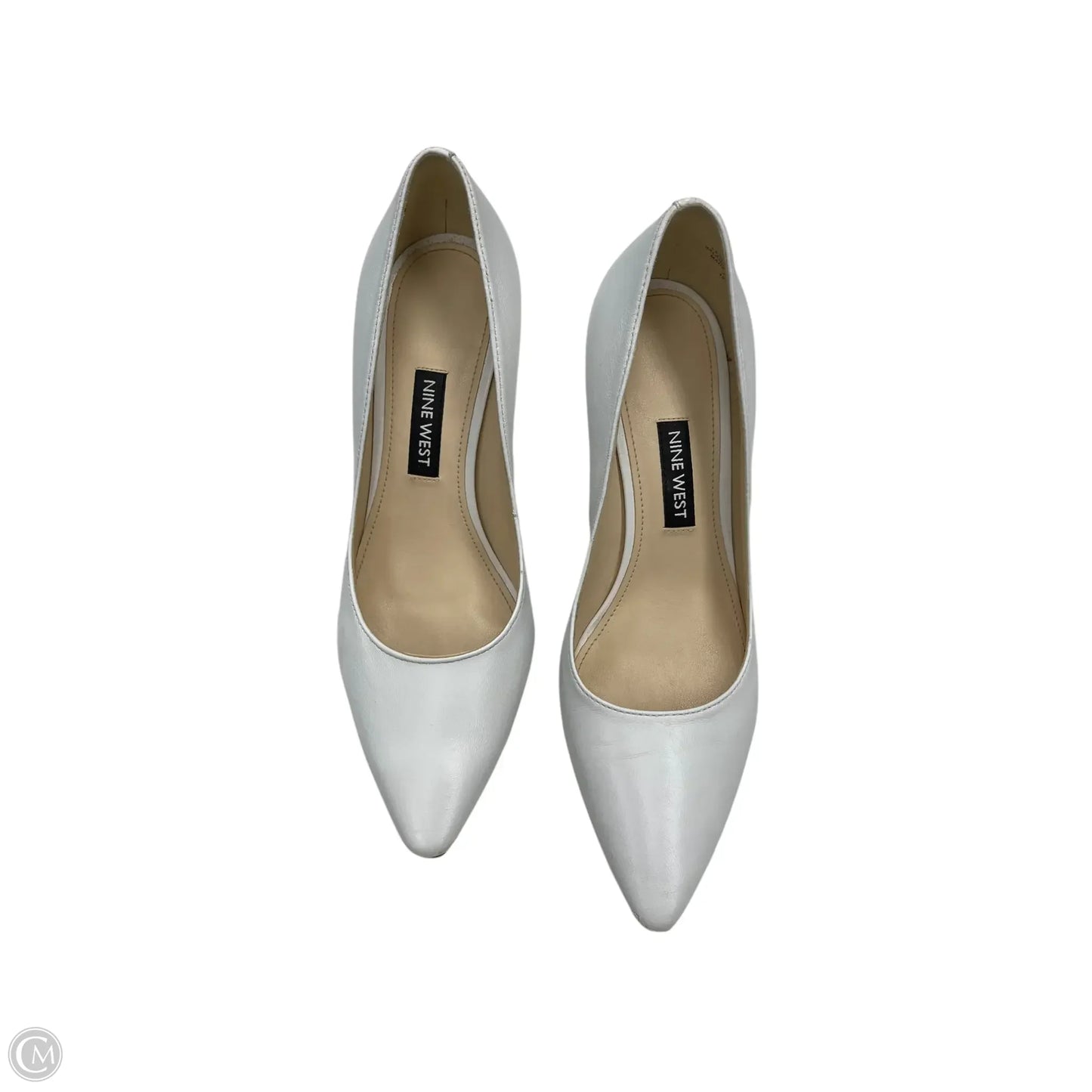 Shoes Heels Stiletto By Nine West In White, Size: 5