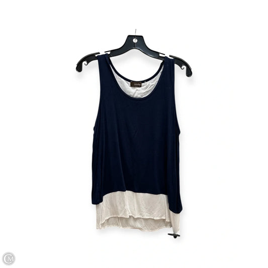 Top Sleeveless By Crosby In Navy, Size: S