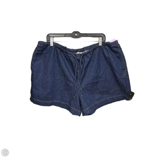 Shorts By H&m In Blue Denim, Size: Xl