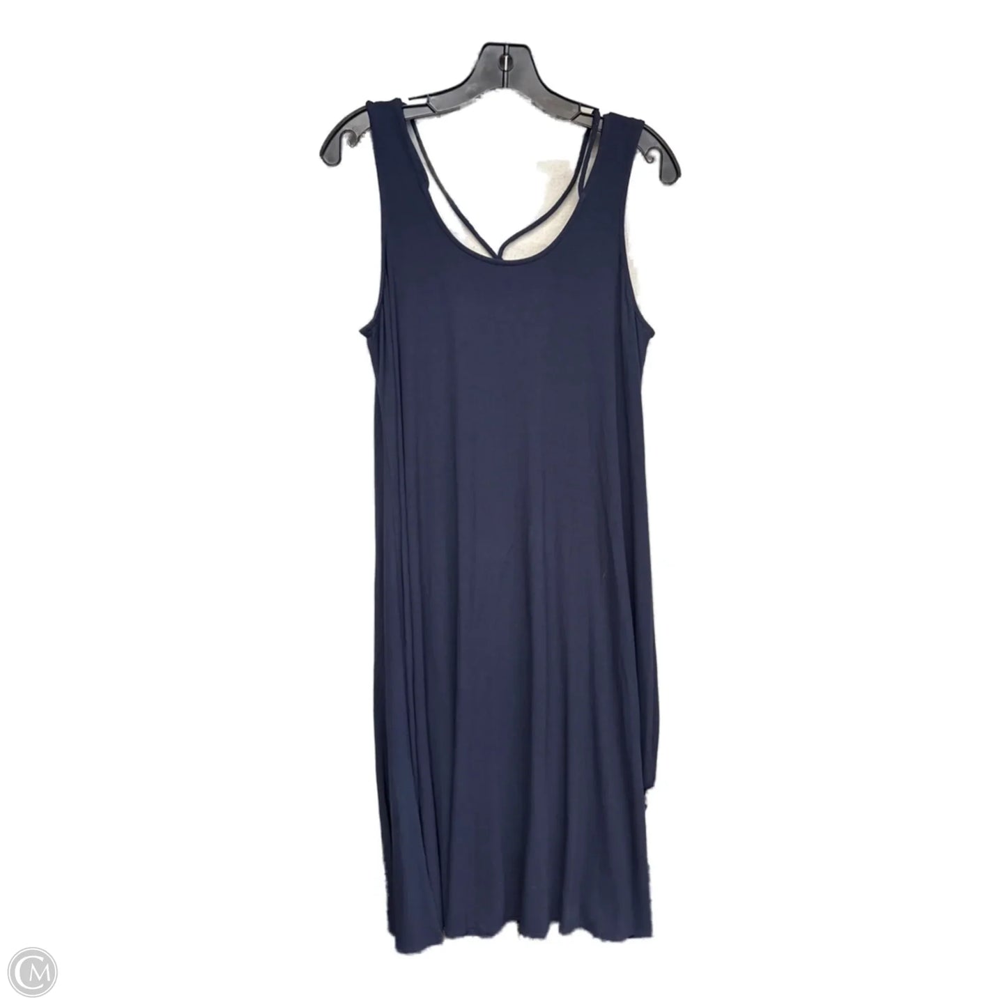 Dress Casual Maxi By Eileen Fisher In Navy, Size: L