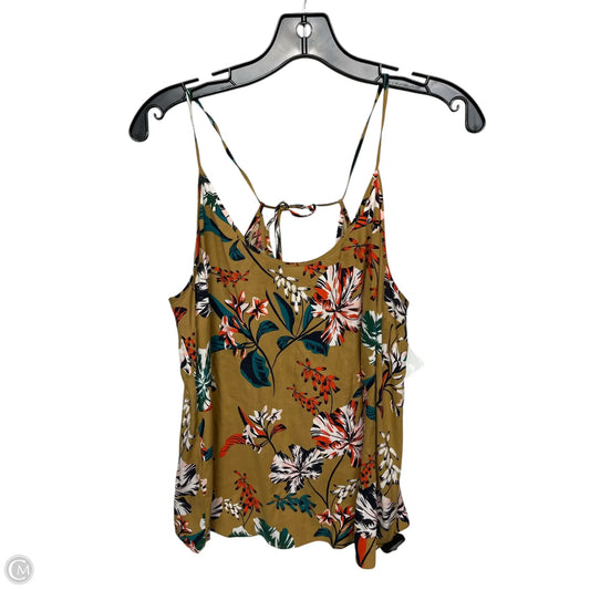 Top Sleeveless By A New Day In Brown, Size: L