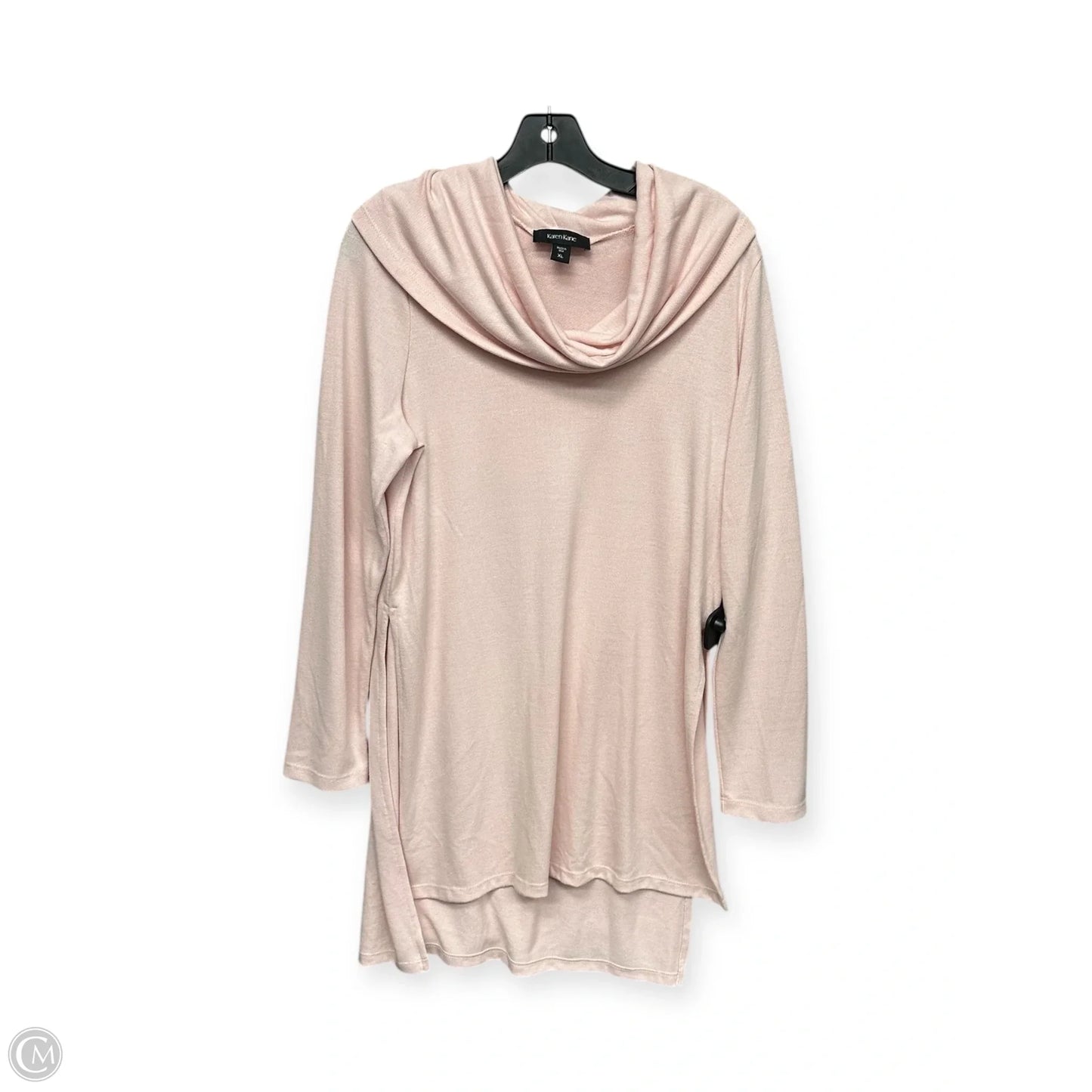 Sweater By Karen Kane In Pink, Size: Xl