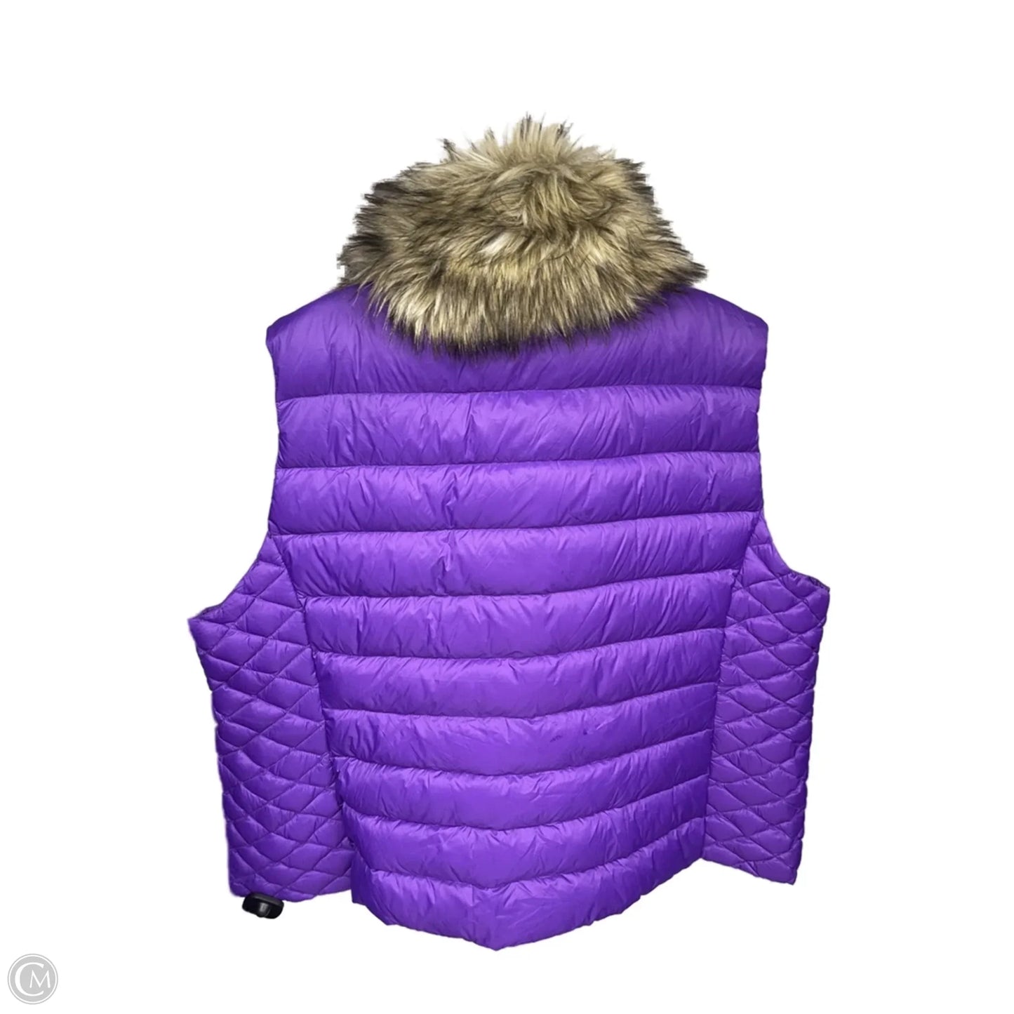 Vest Puffer & Quilted By Lauren By Ralph Lauren In Purple, Size: 3x