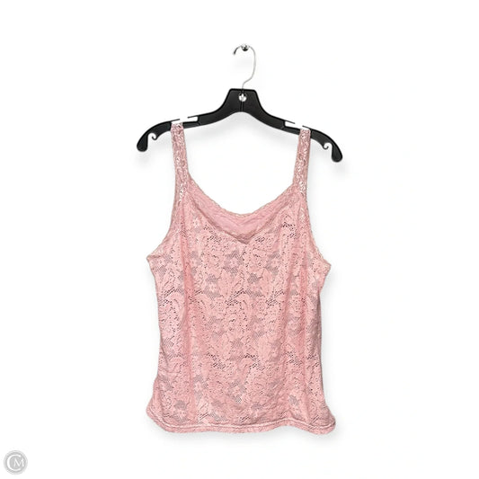 Tank Top By Faded Glory In Pink, Size: Xl