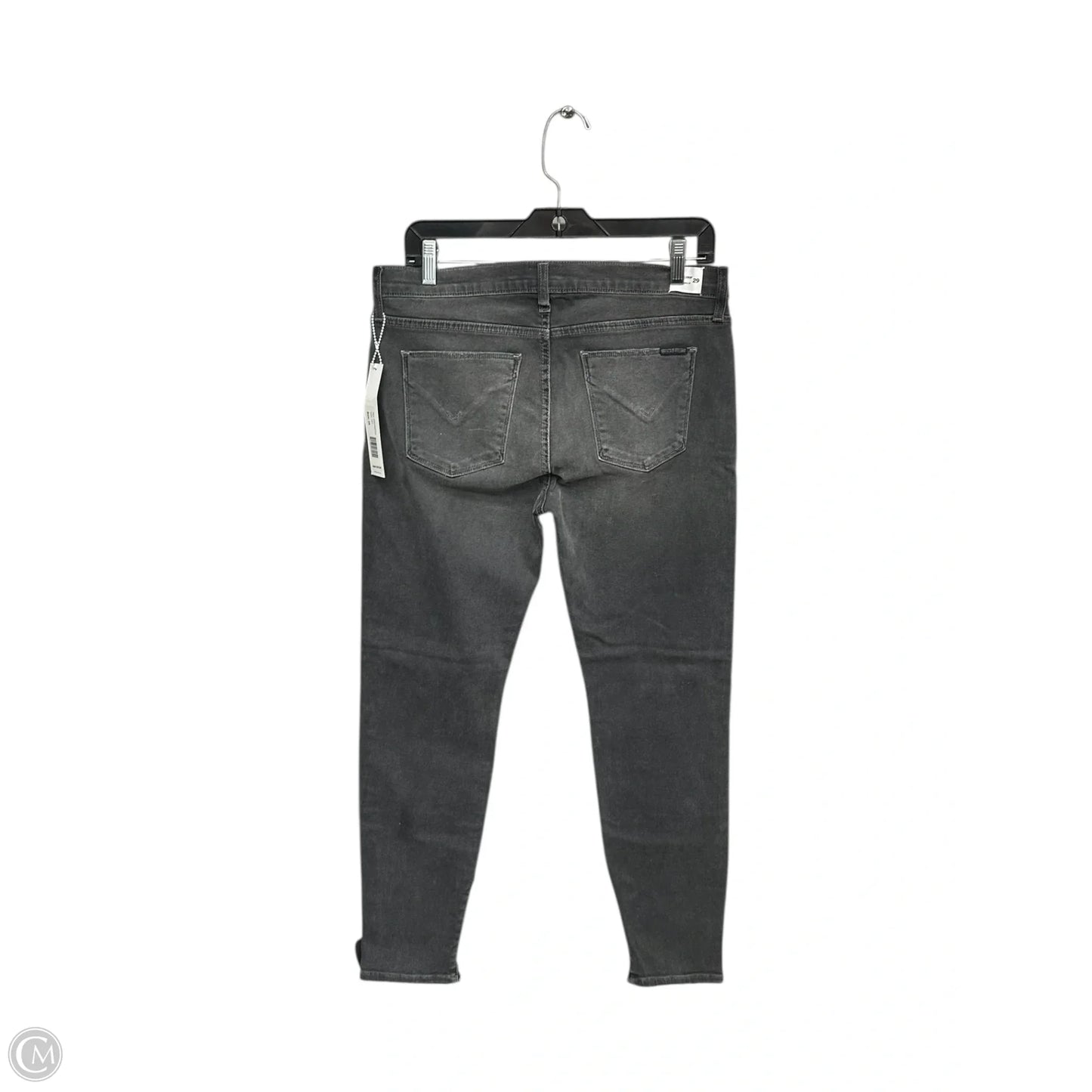 Jeans Skinny By Hudson In Black Denim, Size: 8