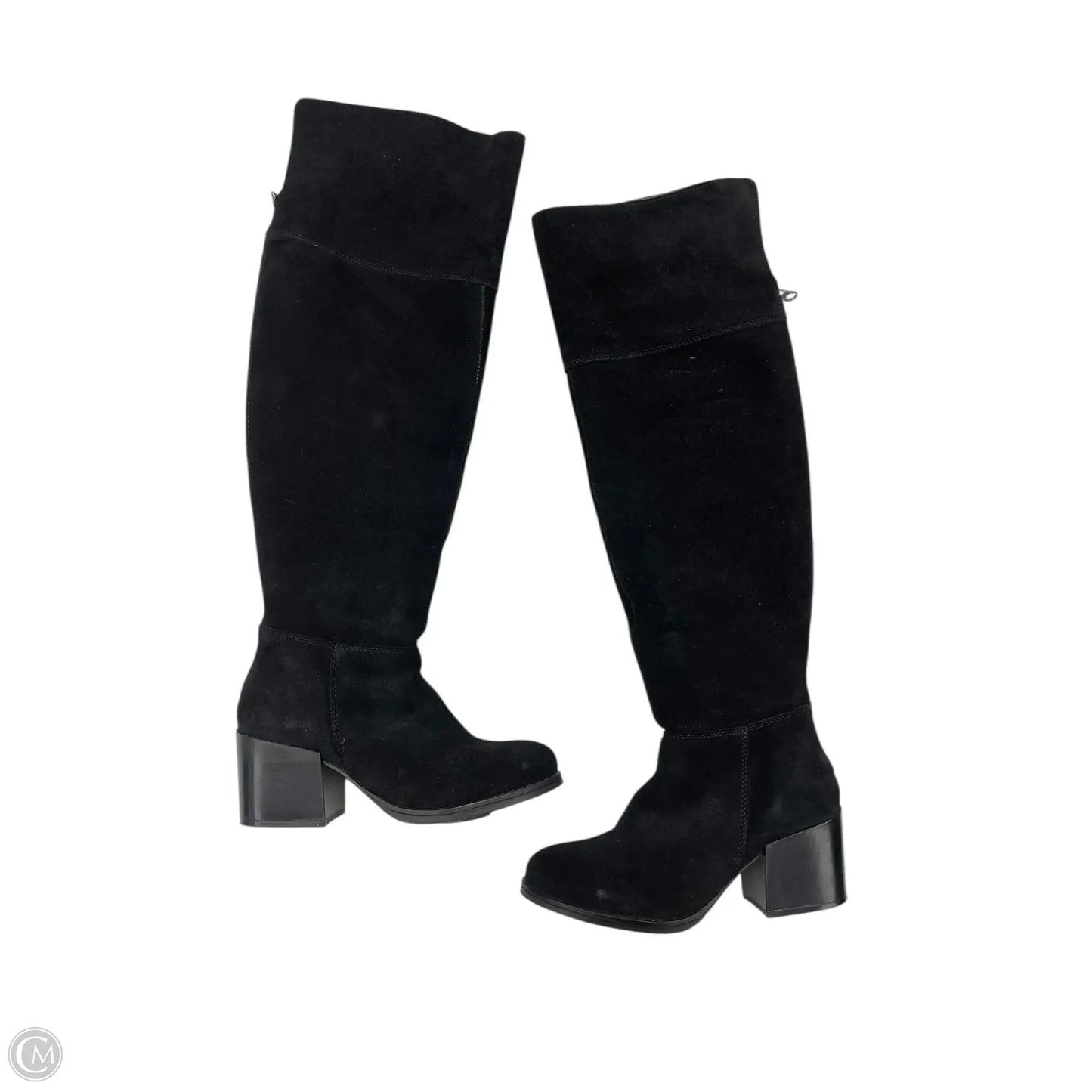 Boots Knee Heels By Steve Madden In Black, Size: 7