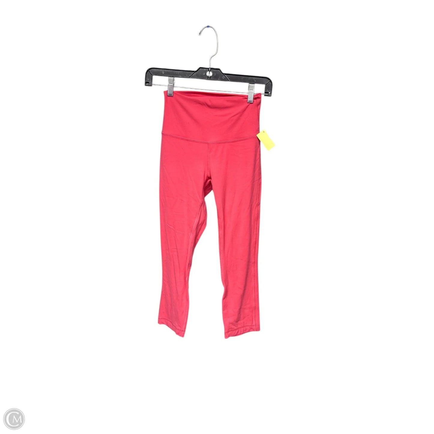 Athletic Capris By Lululemon In Pink, Size: 4