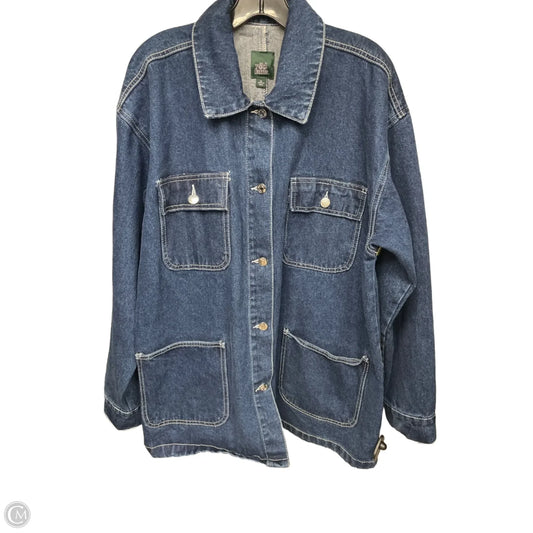 Jacket Denim By Wild Fable In Blue Denim, Size: Xl