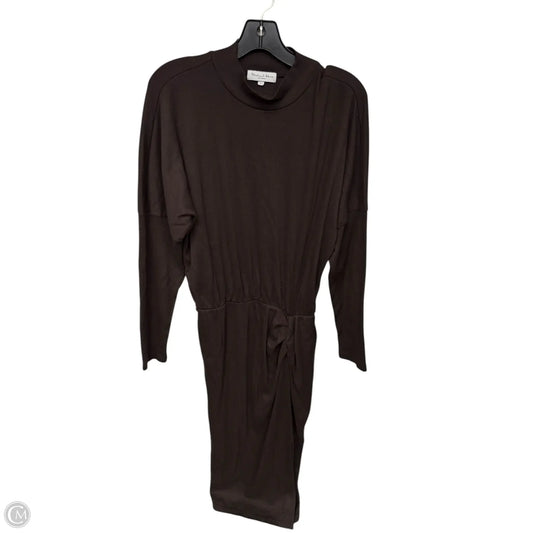Dress Sweater By Michael Stars In Brown, Size: L