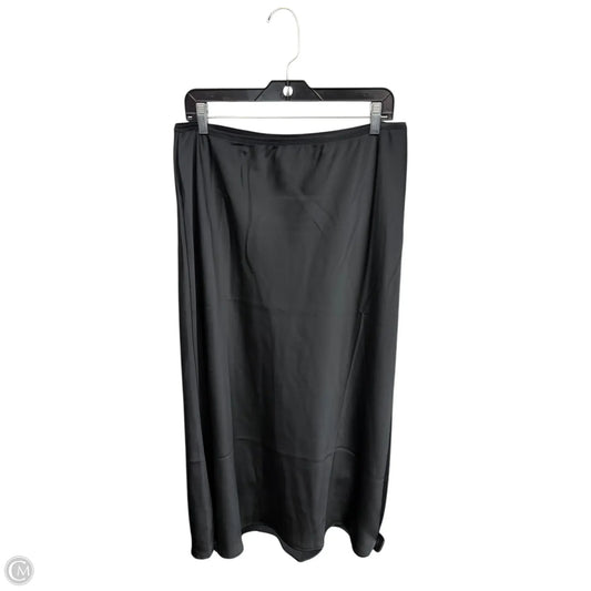 Skirt Maxi By A New Day In Black, Size: L