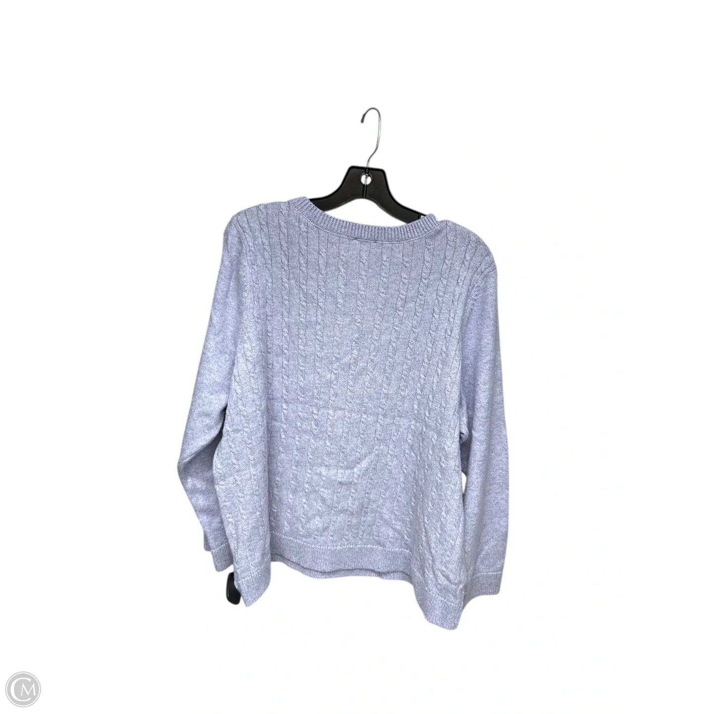 Sweater By Talbots In Purple, Size: 3x