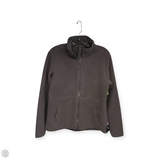 Jacket Fleece By Eddie Bauer In Purple, Size: M