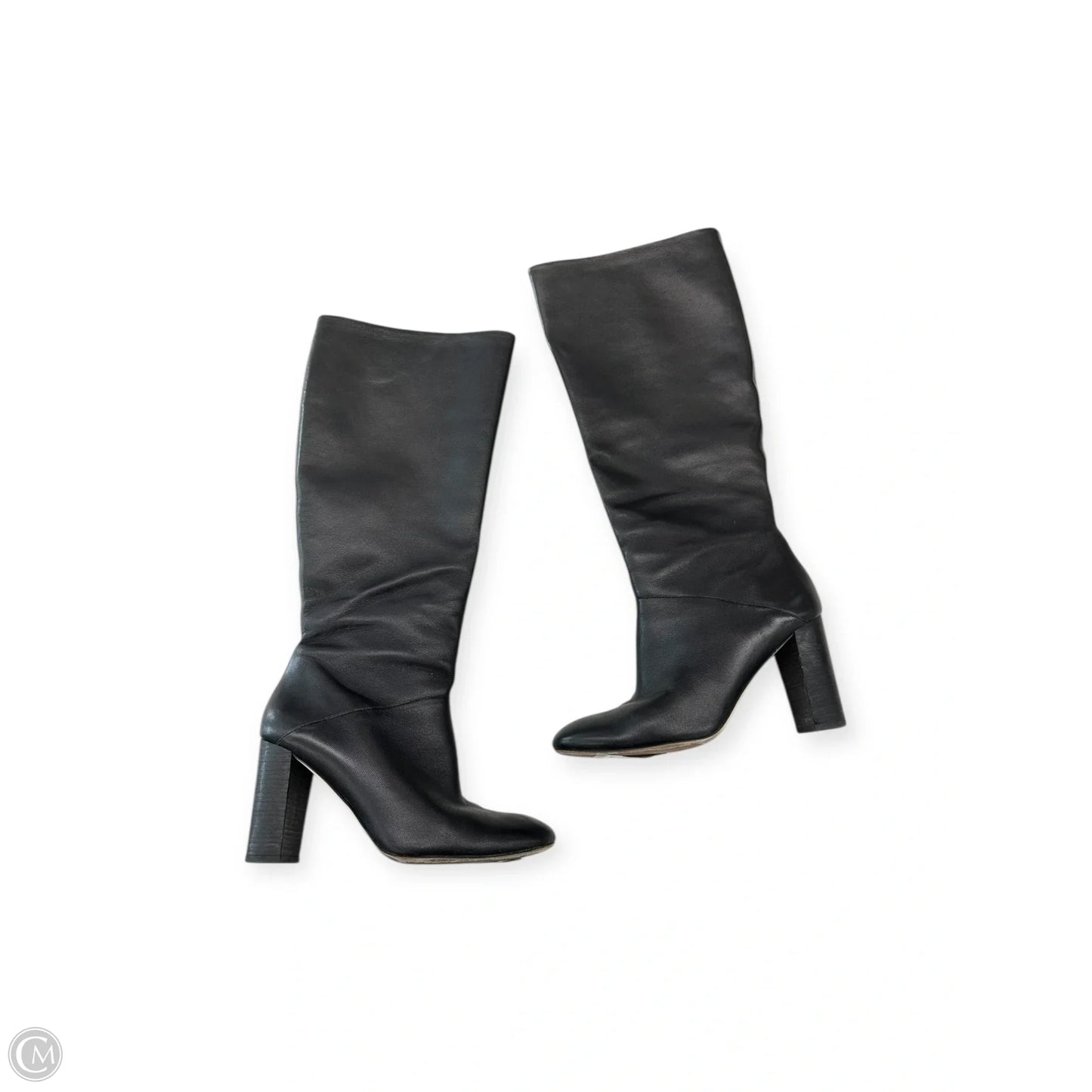 Boots Mid-calf Heels By Cole-haan In Black, Size: 8.5