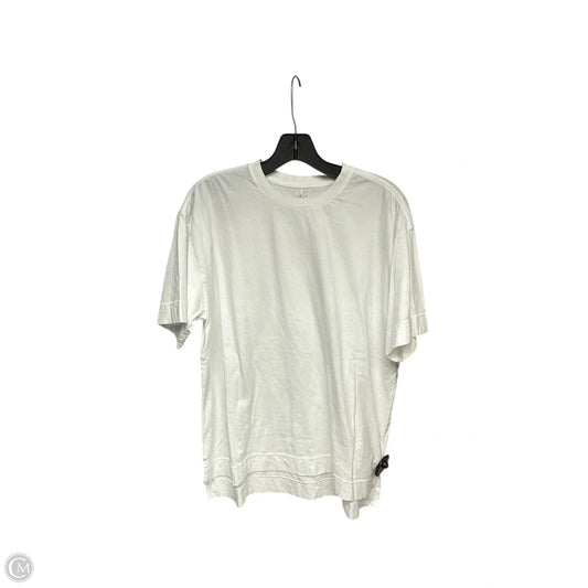 Athletic Top Short Sleeve By Calia In White, Size: S