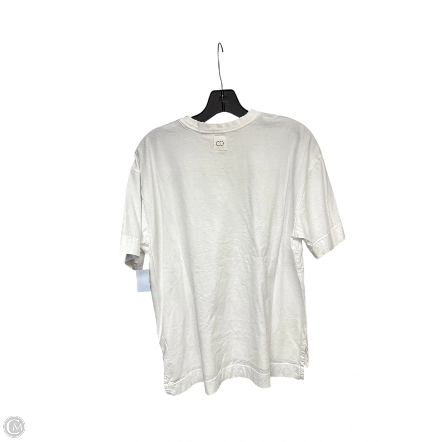 Athletic Top Short Sleeve By Calia In White, Size: S