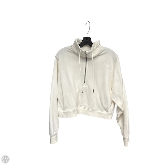 Athletic Sweatshirt Crewneck By All In Motion In White, Size: L