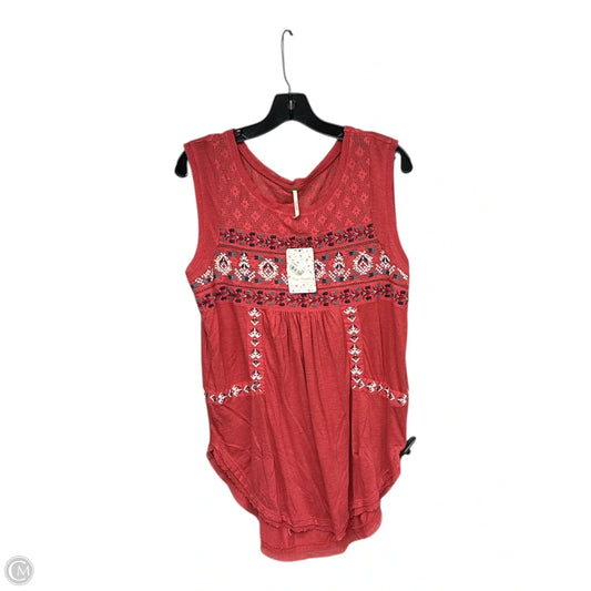 Top Sleeveless By Free People In Orange, Size: Xs