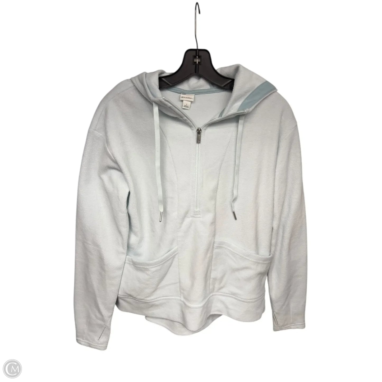 Athletic Sweatshirt Hoodie By A New Day In Blue, Size: S