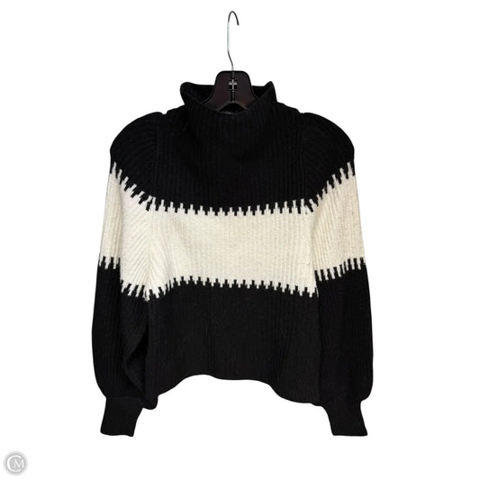 Sweater By French Connection In Black & White, Size: Xs