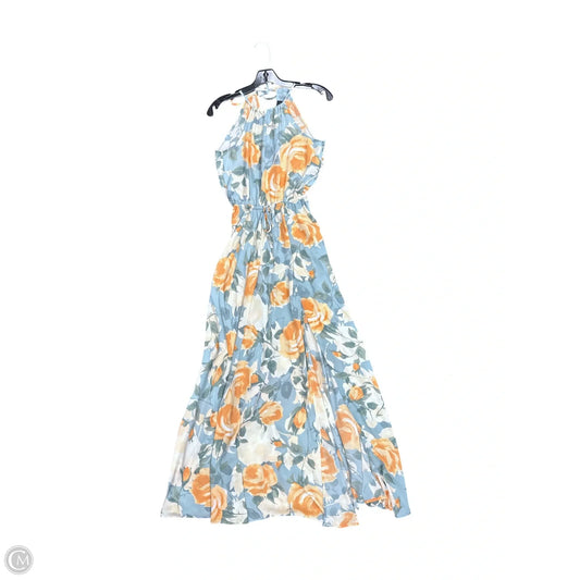 Dress Casual Maxi By Lulus In Blue & Orange, Size: Xs