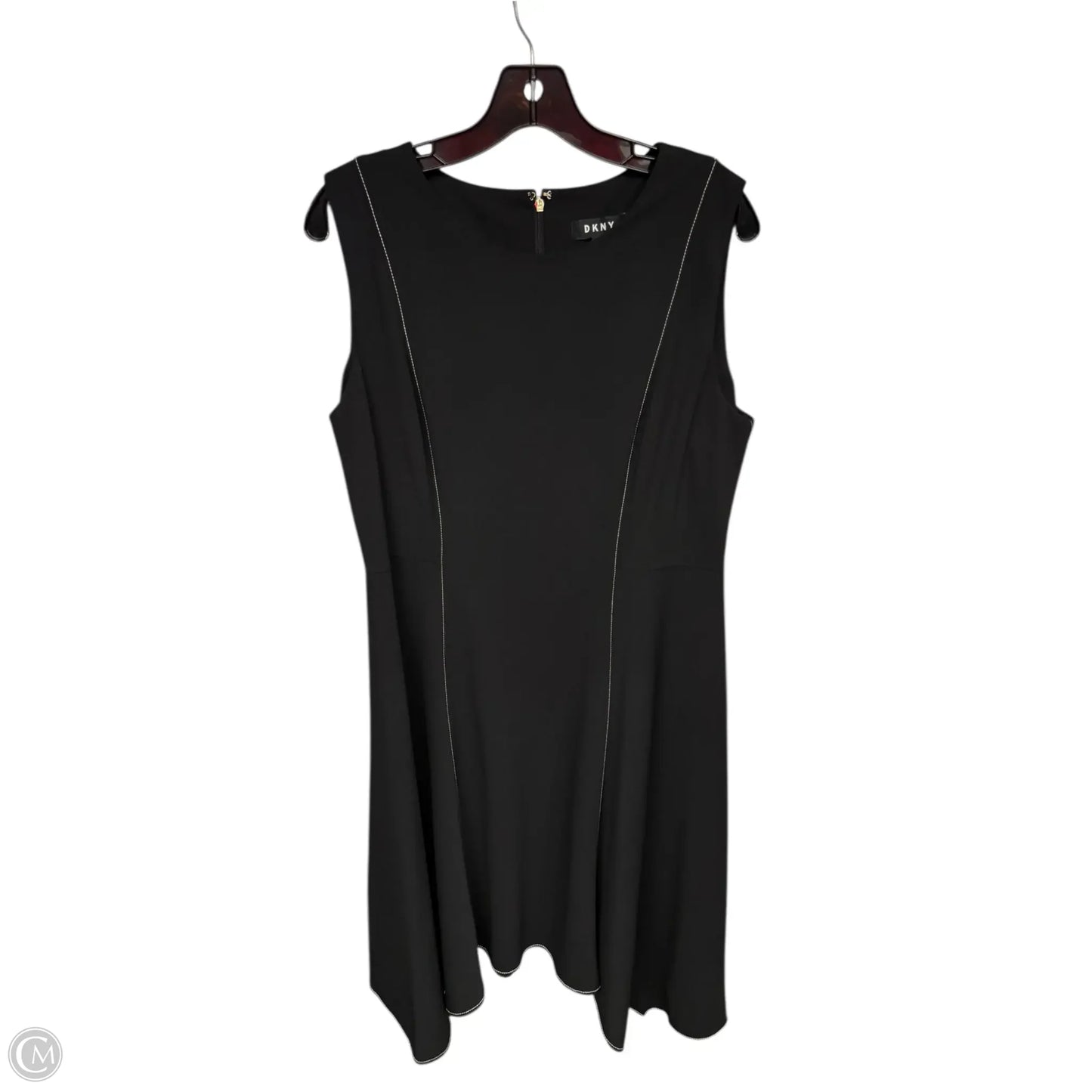 Dress Work By Dkny In Black, Size: 14