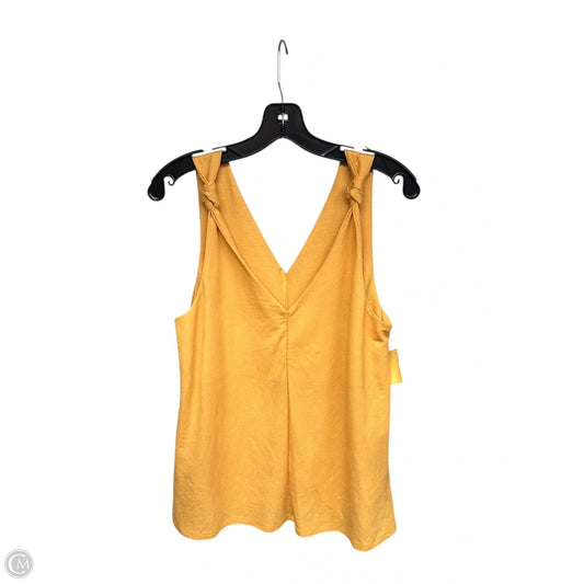Top Sleeveless By Bobeau In Yellow, Size: M