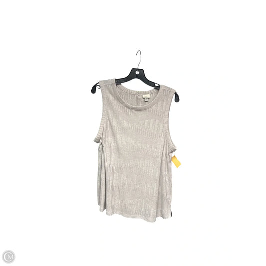 Tank Top By A New Day In Cream, Size: L