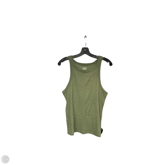 Tank Top By Gap In Green, Size: L