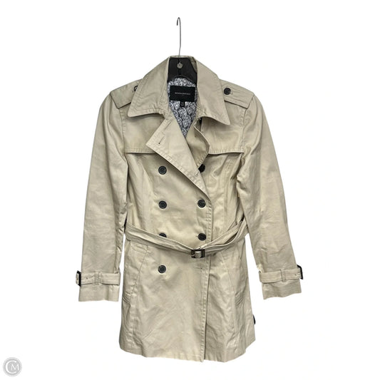 Jacket Windbreaker By Banana Republic In Cream, Size: Xs