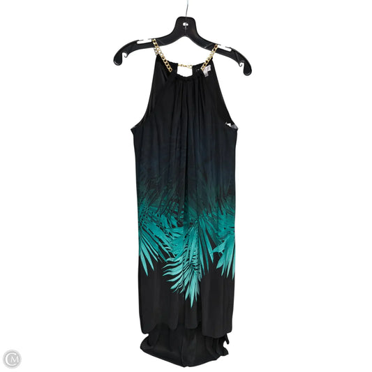 Dress Casual Maxi By Jennifer Lopez In Black & Green, Size: L