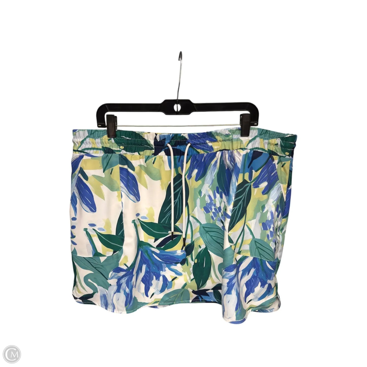 Skort By St Johns Bay In Tropical Print, Size: Xxl