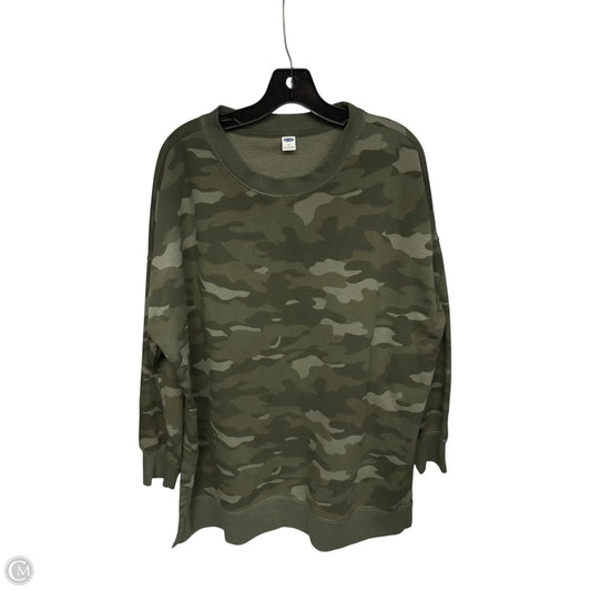 Sweater By Old Navy In Camouflage Print, Size: Xl