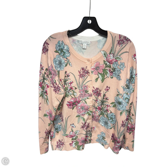 Cardigan By Charter Club In Pink, Size: Xl