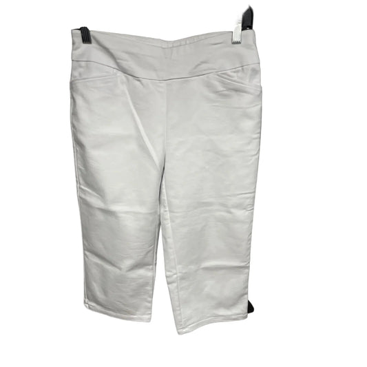 Capris By Croft And Barrow In White, Size: 4p